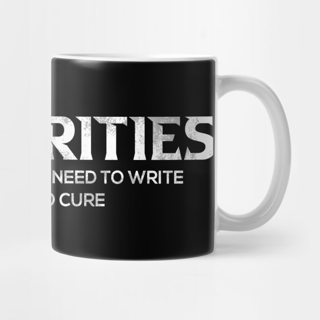 Authoritis Author Quote and Writers Gifts Writing Writer by Riffize